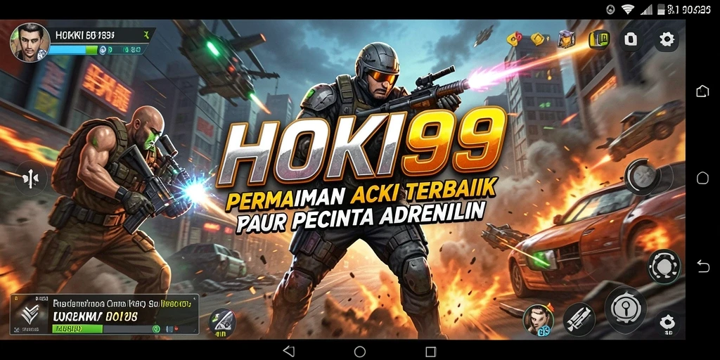 Tampilan seru dari gameplay HOKI99 yang mendebarkan.
