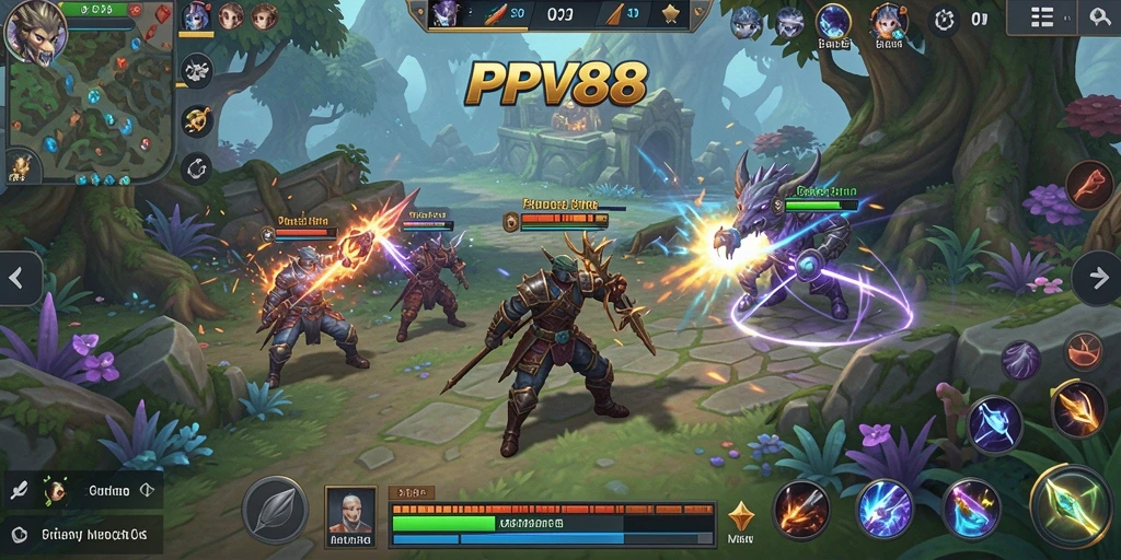 Screenshot gameplay PPV88 menampilkan aksi seru dalam dunia MMORPG.